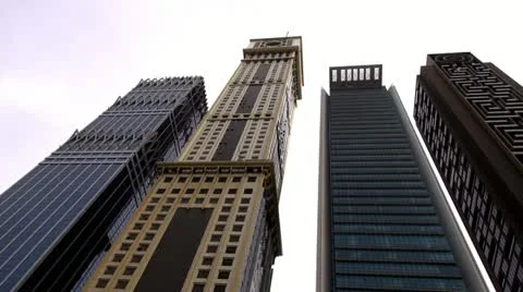 Dubai, Skyscrapers Vídeos de archivo 20457319