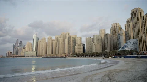 Dubai skyscrapers Stock Footage 63967816