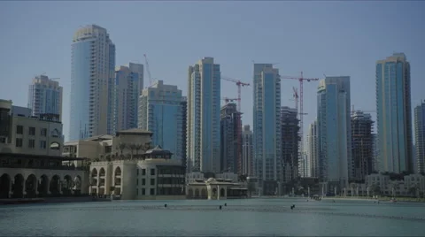 Dubai skyscrapers Stock Footage 63968301