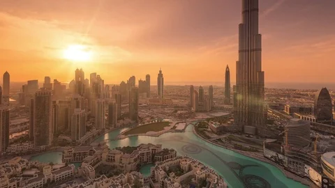 Dubai Time lapse Stock Footage 81151987