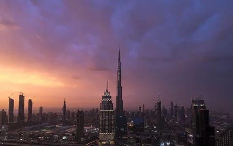 Dubai Timelapse Video stock 92046281