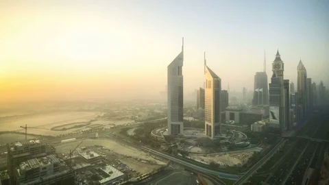 DUBAI Timelapse Skyline 動画素材 81812833