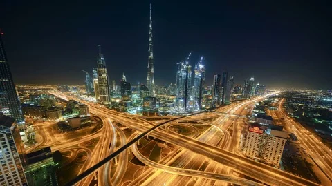 DUBAI Timelapse Skyline 動画素材 81812918