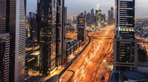 Dubai Traffic Vídeo Stock 24802448