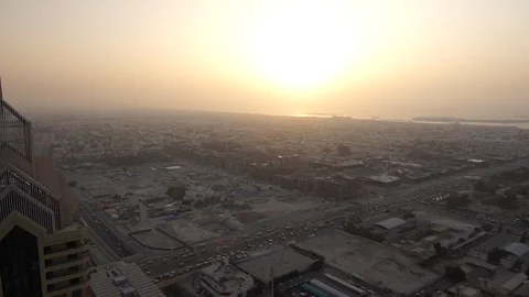 Dubai Traffic timelapse Stock Footage 104451249
