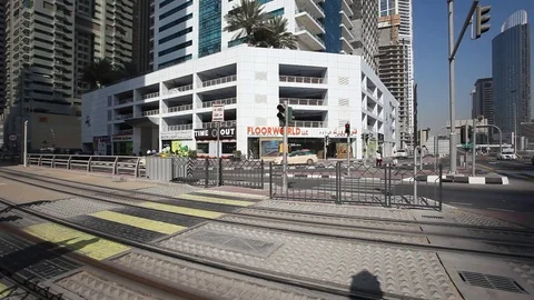 Dubai Tram 库存影片 70590334