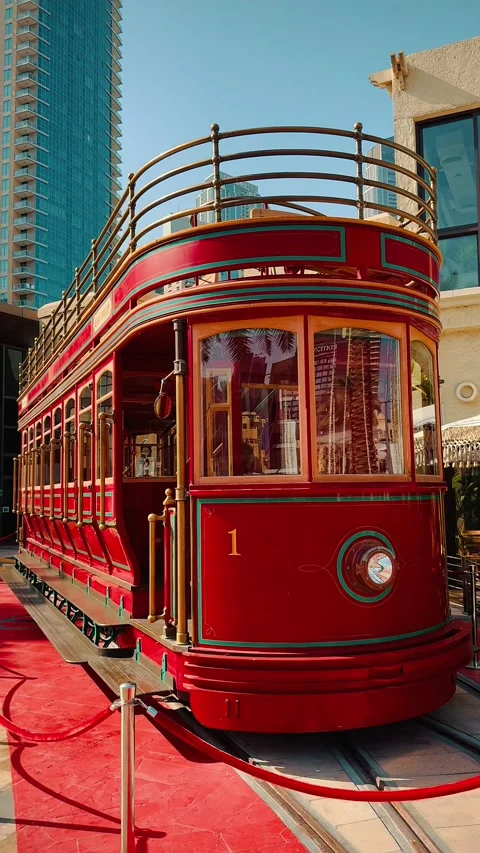 Dubai Trolley 4 Video stock 328842685