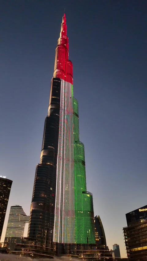 Dubai, UAE, 20 June 2026 - Master collection of Burj Khalifa skyline and Du.. Stock Footage 337323751