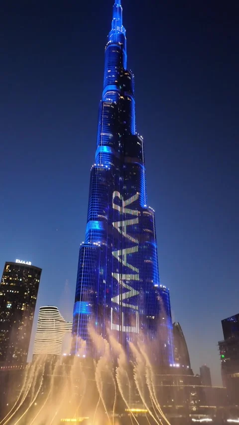Dubai, UAE, 20 June 2026 - Master collection of Burj Khalifa skyline and Du.. Stock Footage 337323881