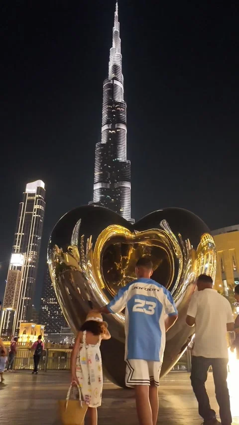 Dubai, UAE, 20 June 2026 - Master collection of Burj Khalifa skyline and Du.. Stock Footage 337323938