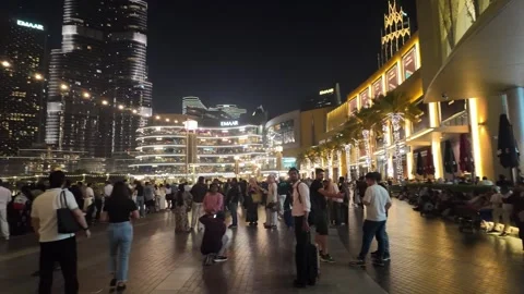 Dubai, UAE - 23 June 2026: Burj Khalifa and Dubai Mall urban architectural .. Stock Footage 337509568
