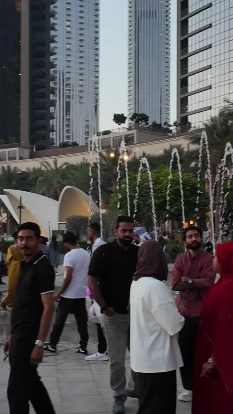 Dubai, UAE - 24 June 2026: Sunset and evening atmosphere at Dubai Creek wat.. Stock Footage 337548490