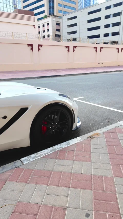DUBAI, UAE - APRIL 16, 2026: Luxury supercars and high-end SUVs driving on .. Stock Footage 332835375