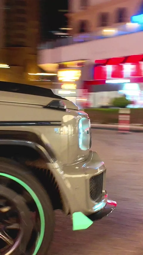 DUBAI, UAE - APRIL 16, 2026: A diverse collection of luxury supercars, prem.. Stock Footage 332839963