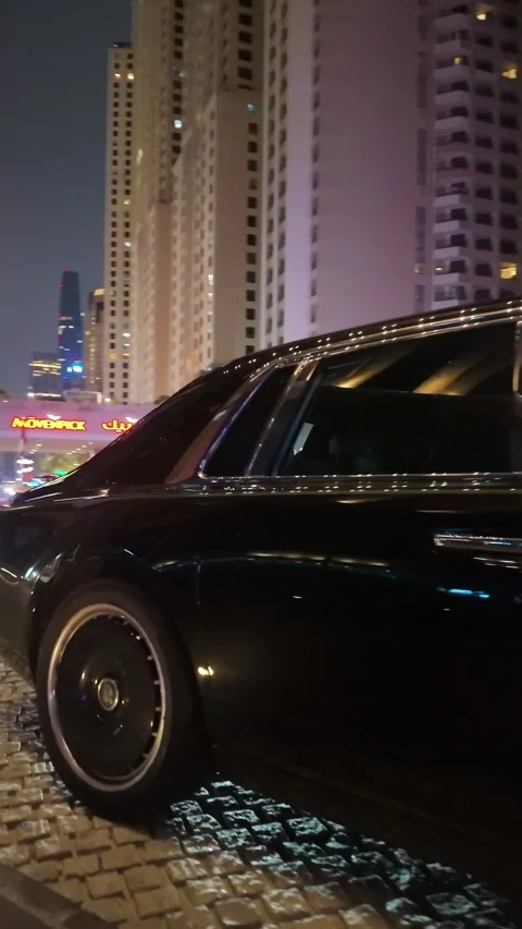 DUBAI, UAE - APRIL 16, 2026: A diverse collection of luxury supercars, prem.. Stock Footage 332840206