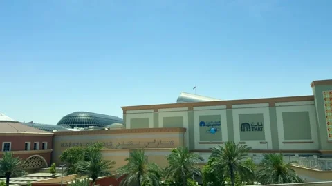 DUBAI, UAE - APRIL 18, 2026: Dubai Metro Views, Burj Al Arab, and City Landmarks Stock Footage 332998514