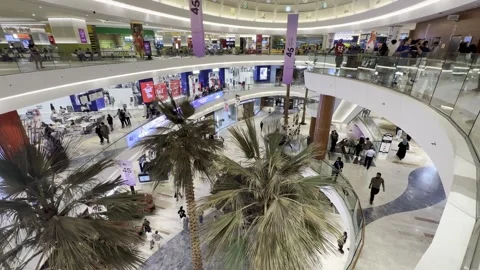 Dubai UAE July 3 2026 Shopping and interior view of V Mart at Deira City Cent Stock Footage 338164937