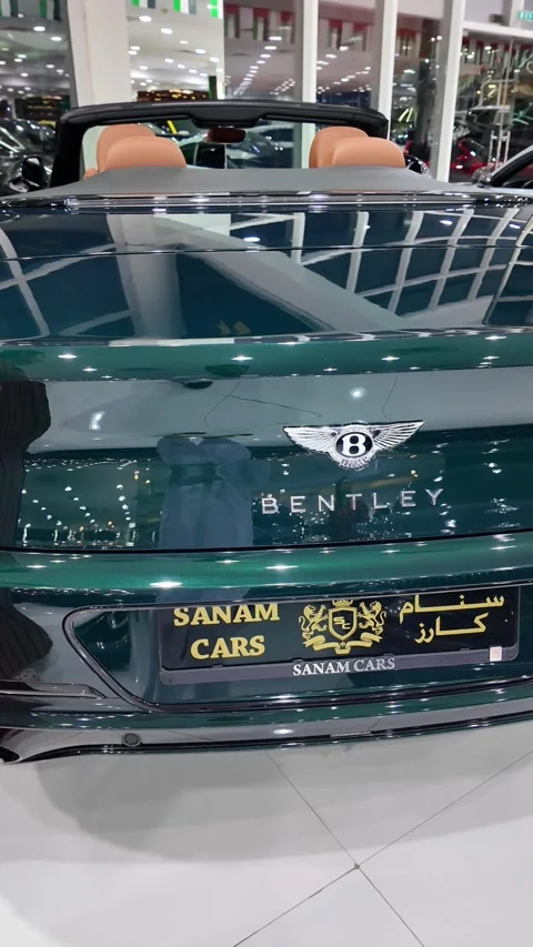 Dubai UAE June 17 2026 Luxury car at automotive showroom Stock Footage 337128295