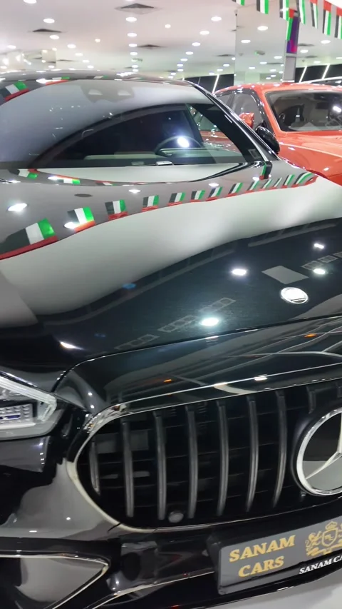 Dubai UAE June 17 2026 Luxury car at automotive showroom Stock Footage 337128370
