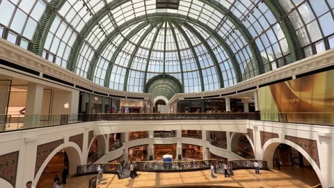DUBAI UAE MAY 07 2026 Interior view of Mall of the Emirates featuring the i.. Stock Footage 334312906