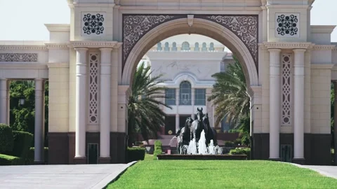 Dubai, Uae - Sep 10, 2025: Entrance exterior view of entrance of the famous Zabe Stock Footage 314655879
