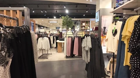 Dubai, UAE - September 30, 2026 - Interior view of a Max Fashion retail sto.. Video stock 346758536