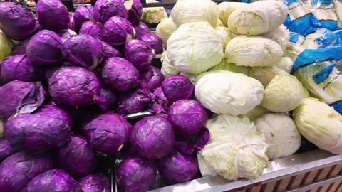 Dubai, UAE - September 30, 2026 - Interior view of fresh vegetables and fru.. Stock Footage 346779610