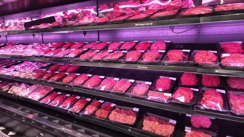 Dubai, UAE - September 30, 2026 - Interior view of fresh seafood, fish, and.. 動画素材 346784337