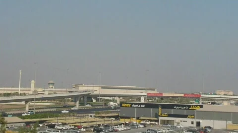 Dubai View from Metro Train  Video stock 515196