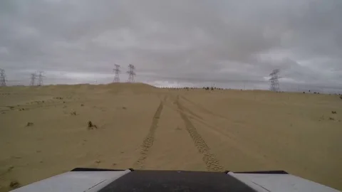 Dubai,desert race Stock Footage 75354477