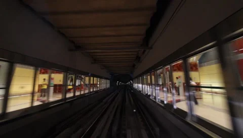DubaiMetro 0036 Stock Footage 2840455