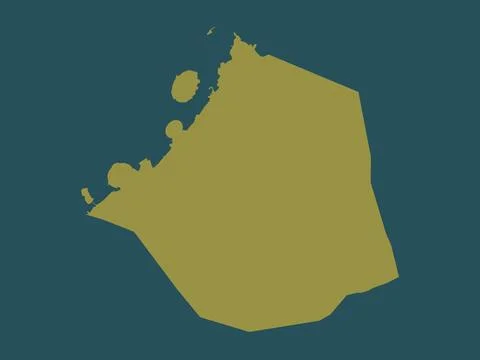 Dubay, United Arab Emirates. Solid color shape 스톡 일러스트