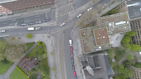 Dublin aerial sky view 4k Stock Footage 101118501