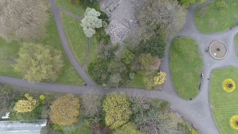 Dublin aerial sky view 4k Stock Footage 101119932
