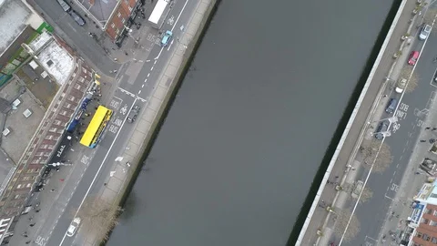 Dublin aerial sky view 4k Stock Footage 101122162