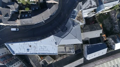 Dublin aerial sky view 4k Stock Footage 101148267