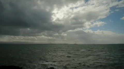 Dublin Bay timelapse wide Vidéo 848002