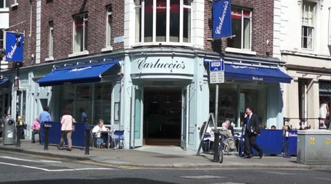 Dublin Cafe Stock Footage 32696640