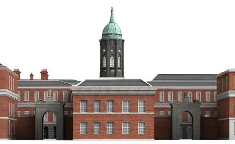 Dublin castle 1 Stock Illustration