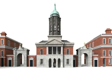 Dublin castle 2 Stock Illustration