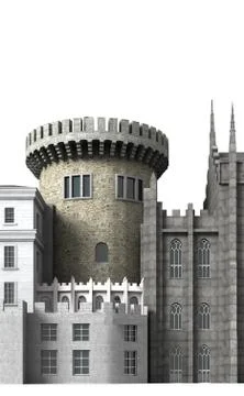 Dublin castle 3 Stock Illustration
