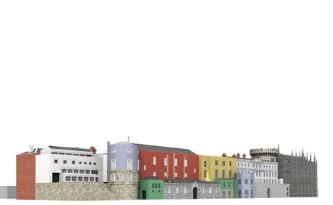 Dublin castle 6 Stock Illustration