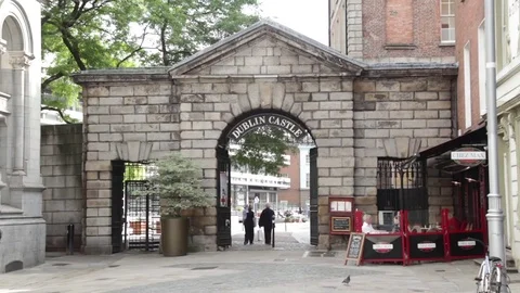 Dublin Castle - Dublin, Ireland Stock-Footage 80901057