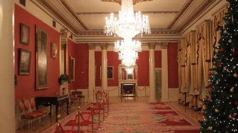 Dublin Castle State Drawing room Stock Footage 44919762