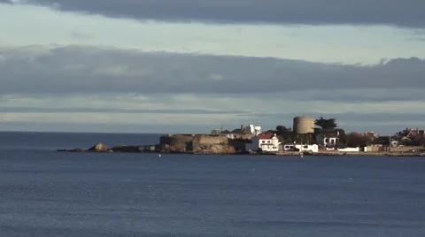 Dublin Coastline Stock Footage 47323275