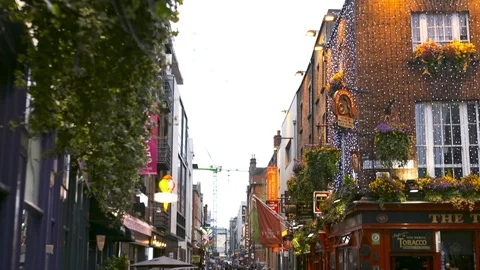 DUBLIN CROWD 01 Video stock 95455895