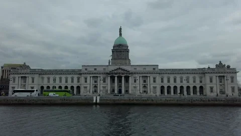 Dublin Custom House Hyperlapse, Ireland Vidéo 105429923