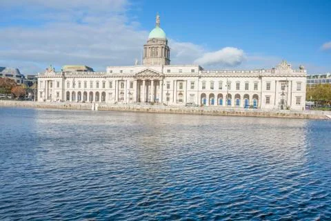 Dublin custom house Stock Photos