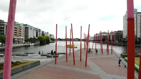 Dublin Docklands Vídeos de archivo 238922019