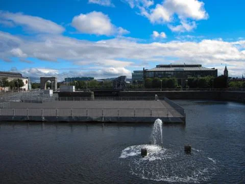 Dublin docklands 스톡 사진